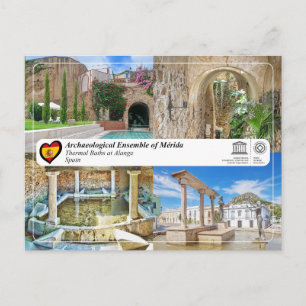 UNESCO WHS - Thermische baden in Alange Briefkaart