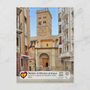 UNESCO WHS - Torre de la iglesia del Salvador Briefkaart