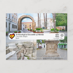 UNESCO WHS - Triomfboog van Trajanus, Concordiate Briefkaart