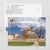 UNESCO WHS - Village de Biertan Carte postale (Devant / Derrière)