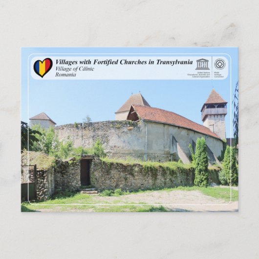 UNESCO WHS - Village de Câlnic Carte postale (Devant)