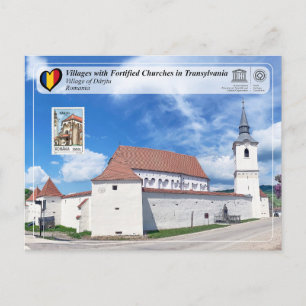 UNESCO WHS - Village of Dârjiu (Stamp Edition) Pos Briefkaart