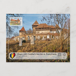UNESCO WHS - Village of Viscri (Stamp Edition) Pos Briefkaart