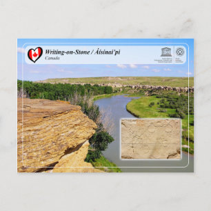 UNESCO WHS - Writing-on-Stone / Áísínai'pi Briefkaart