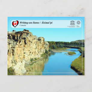 UNESCO WHS - Writing-on-Stone / Áísínai'pi Briefkaart