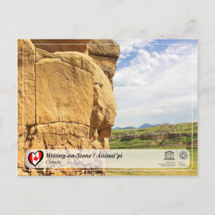 UNESCO WHS - Writing-on-Stone / Áísínai'pi Briefkaart