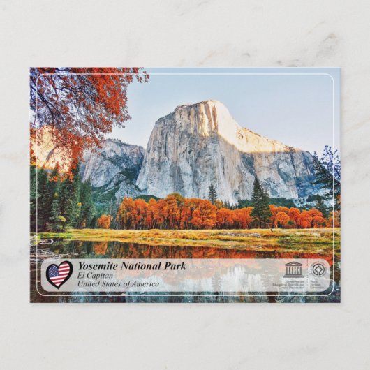 UNESCO WHS - Yosemite NP - El Capitan Carte Postal (Devant)