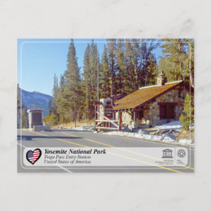 UNESCO WHS - Yosemite NP - Tioga Pass Briefkaart