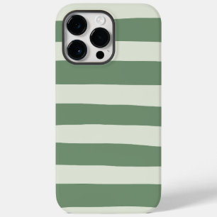 Uneven Stripes - groen Case-Mate iPhone 14 Pro Max Hoesje