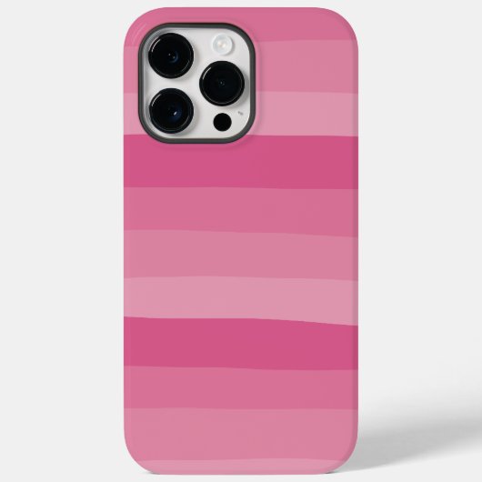 Uneven Stripes - Roze Case-Mate iPhone Case (Achterkant)