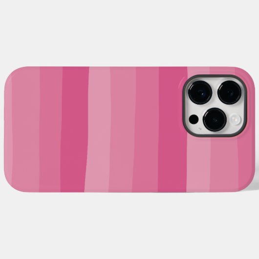 Uneven Stripes - Roze Case-Mate iPhone Case (Achterkant (horizontaal))