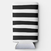 Uneven Stripes - zwart en wit (Achterkant)