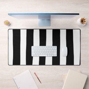 Uneven Stripes - zwart en wit Bureaumat