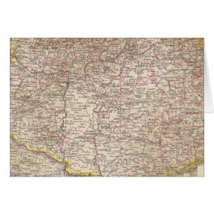 Ungarn, Hongrie Carte Atlas