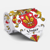 Unger Family Crest Stropdas (Opgerold)