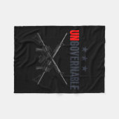 Ungovernable Shirts Fleece Deken (Voorkant (Horizontaal))