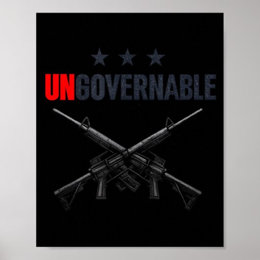 Ungovernable Shirts Poster (Voorkant)