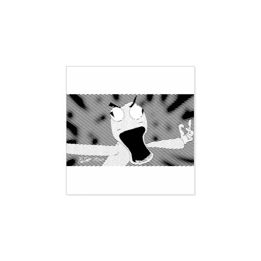 unhinged puppet art 	rubberstempel (Afrduk)