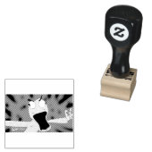 unhinged puppet art 	rubberstempel (Gestempeld)