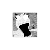 unhinged puppet art 	rubberstempel (Afrduk)