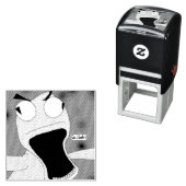 unhinged puppet art  zelfinktende stempel (In situ)