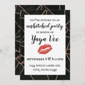 Unhitched Party Kaart (Voorkant / Achterkant)