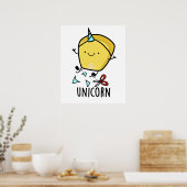 Uni-corn Funny Corn Pun Poster (Keuken)