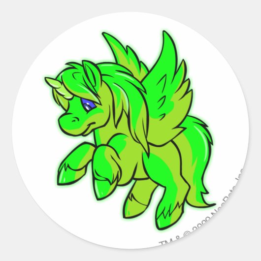 Uni Ggloing Ronde Sticker (Voorkant)