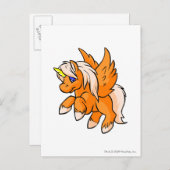 Uni Oranje Briefkaart (Voorkant / Achterkant)