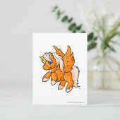 Uni Oranje Briefkaart (Staand voorkant)