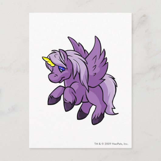 Uni Paars Briefkaart (Voorkant)