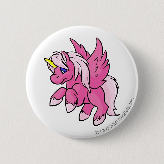 Uni Pink Ronde Button 5,7 Cm (Voorkant)