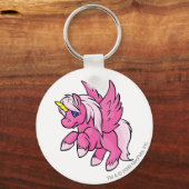 Uni Pink Sleutelhanger (Voorkant)