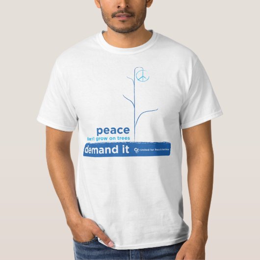 Uni pour la demande de paix la T-shirt (Devant)