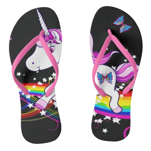 Uni Rainbow Flip Flop (Voetbed)
