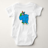 Uni-Rhino One Piece Romper (Achterkant)