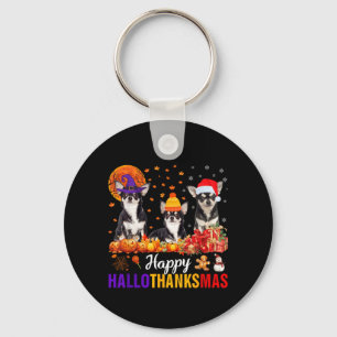 Uni-S Kids Chihuahua-hond Halloween Thanksgiving Sleutelhanger