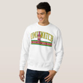 Uni sweatshirt de montre (blanc) (Devant entier)
