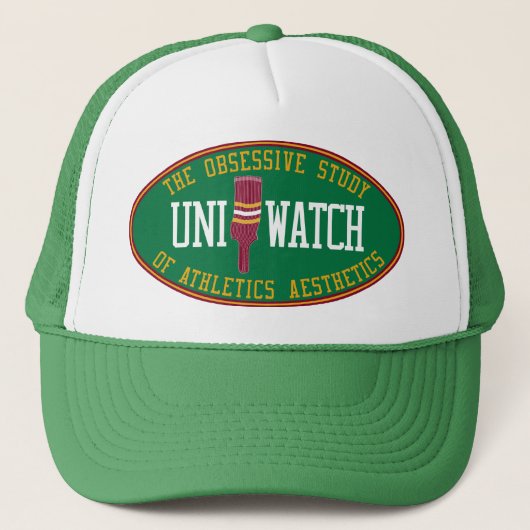 Uni Watch Trucker Hat (afwisselend) Pet (Voorkant)