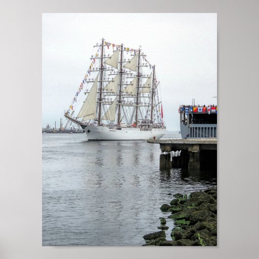 Uniaal hoog schip poster (Voorkant)