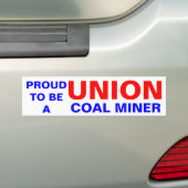 UNIALE MINISTER VAN STEENKOOL BUMPERSTICKER (Op auto)