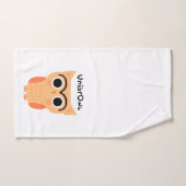 UnibrOwl | Funny Cute Eyebrows Owl Handdoek (Handdoek)
