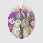 Unibunny embrasse Jackalope Amour Magique (devant)