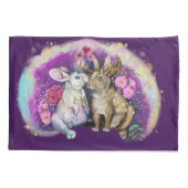 Unibunny Kisses Jackalope Magical Love Kussensloop (Achterkant)