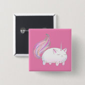 Unicat Vierkante Button 5,1 Cm (Voorkant /achterkant)