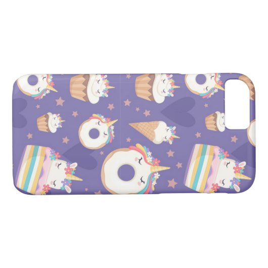 Unicorcakes Case-Mate iPhone Case (Achterkant (Horizontaal))