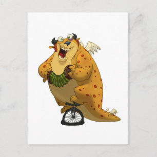 Unicordionistisch Briefkaart op de wing