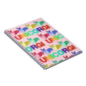 Unicorgi Notitieboek (Rechterzijde)