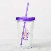 Unicorn Acryl Drinkbeker (Achterkant)