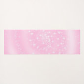 Unicorn Active Whimsical Pink Stars Yogamat (Achterkant (horizontaal))